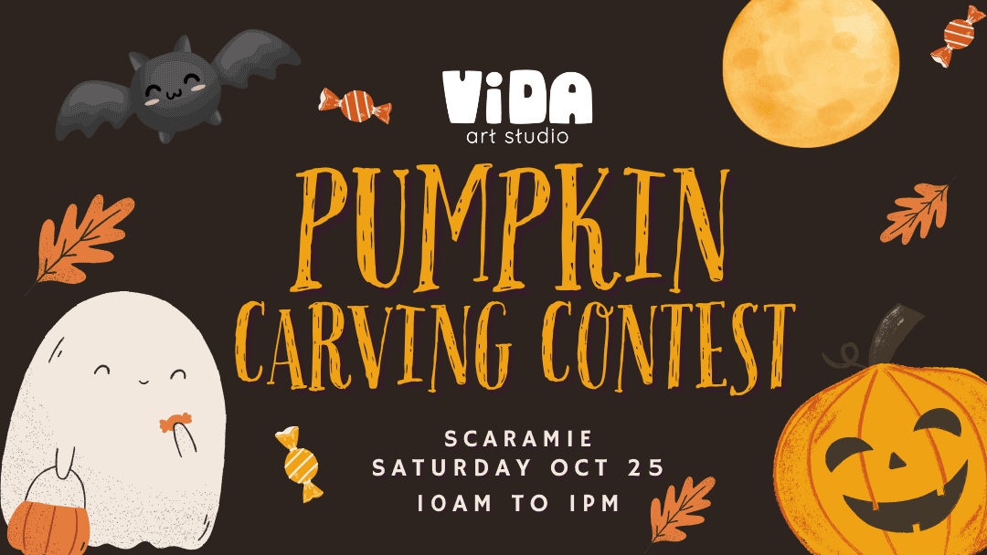 Pumpkin Carving Contest at Vida Art Studio