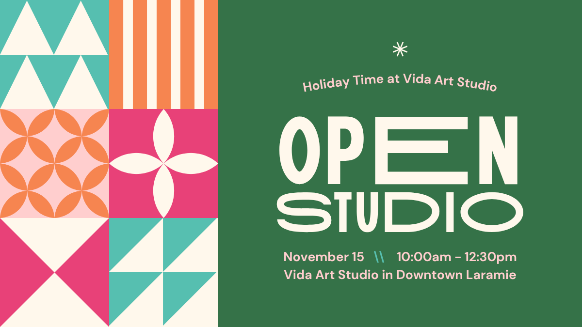 Open Studio at Vida Art Studio on November 15, 10:00am to 12:30pm