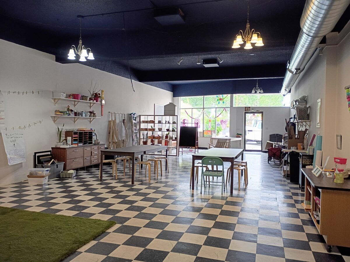 Interior view of Vida Art Studio